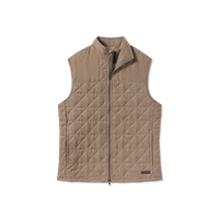 Thumbnail for Lawrence Quilted Vest - Burnt Taupe