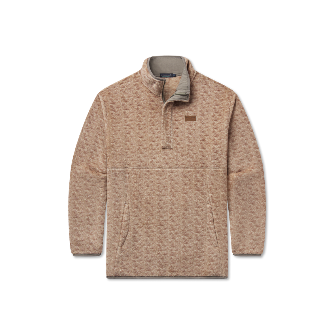 Jalisco Retro Fleece Pullover - Burnt Taupe