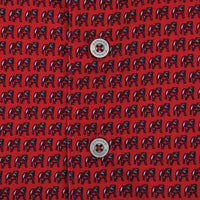 Thumbnail for Onward Reserve Standing Bulldog Printed Polo- Red