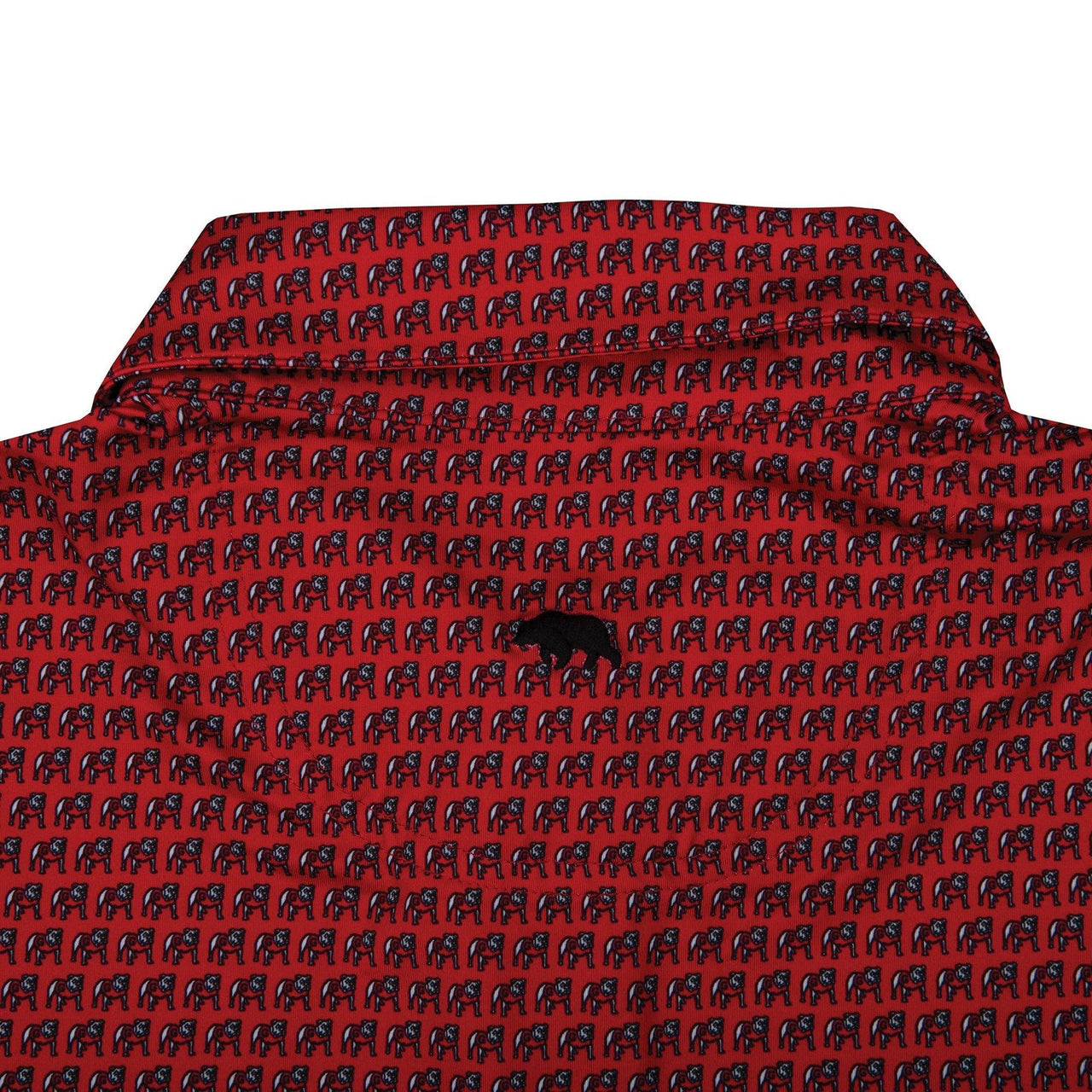 Onward Reserve Standing Bulldog Printed Polo- Red