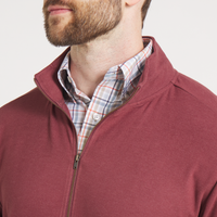 Thumbnail for Woods Cross Brushed Pullover - Maroon