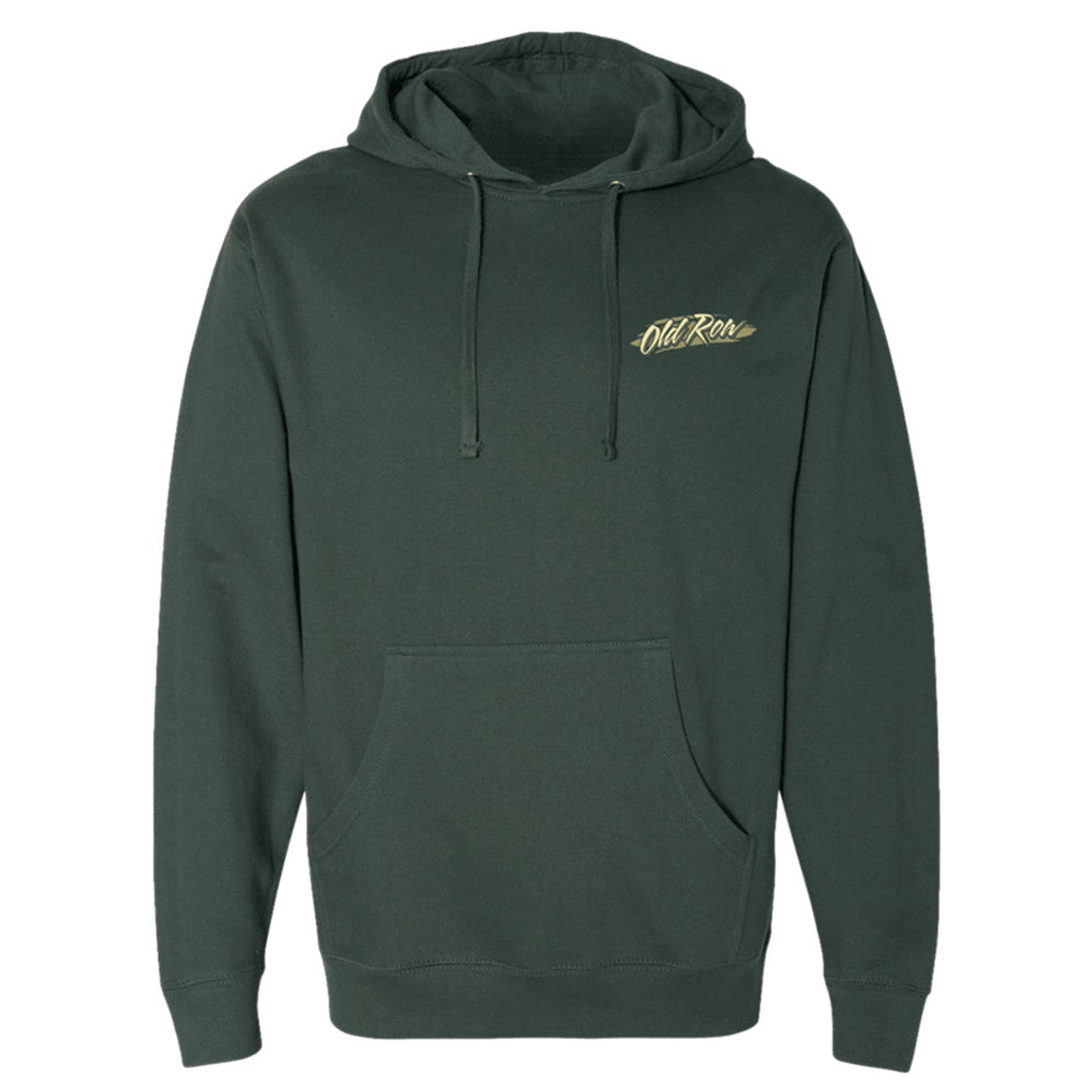 Old Row Camo Retro Triangle Hoodie - Alpine Green