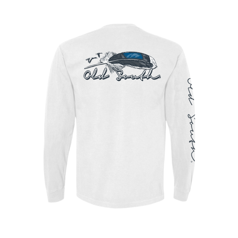 American Feather LS Tee - White