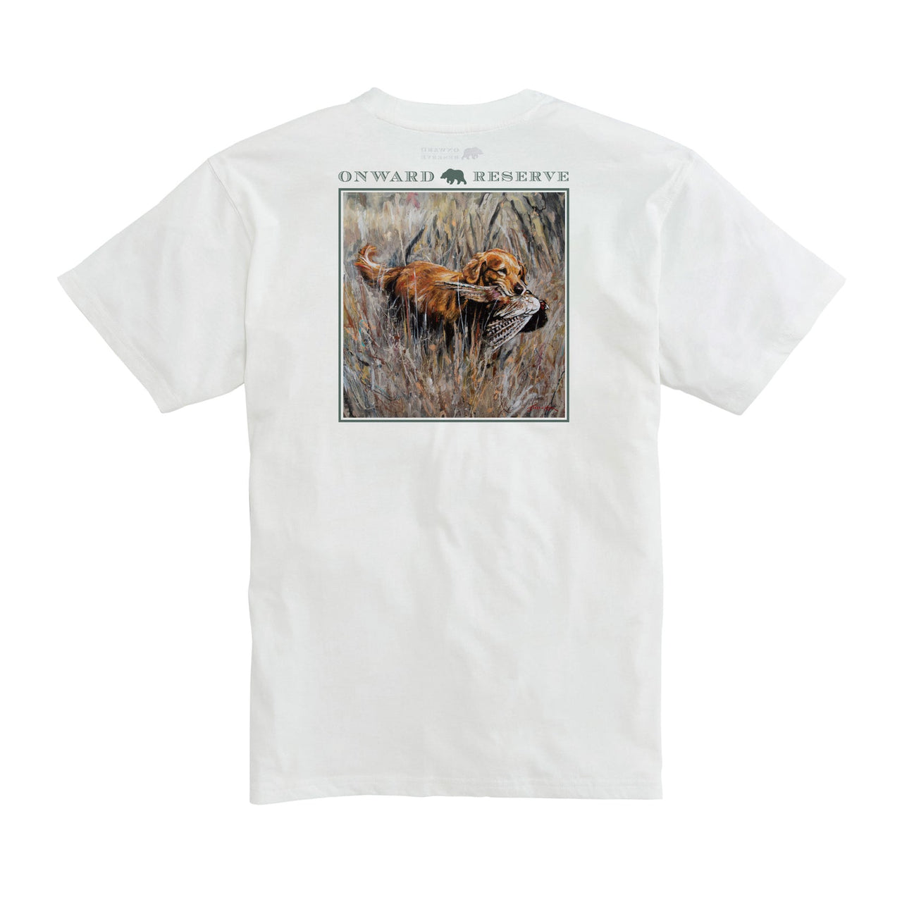 Good Shot Jimmy SS Tee - White