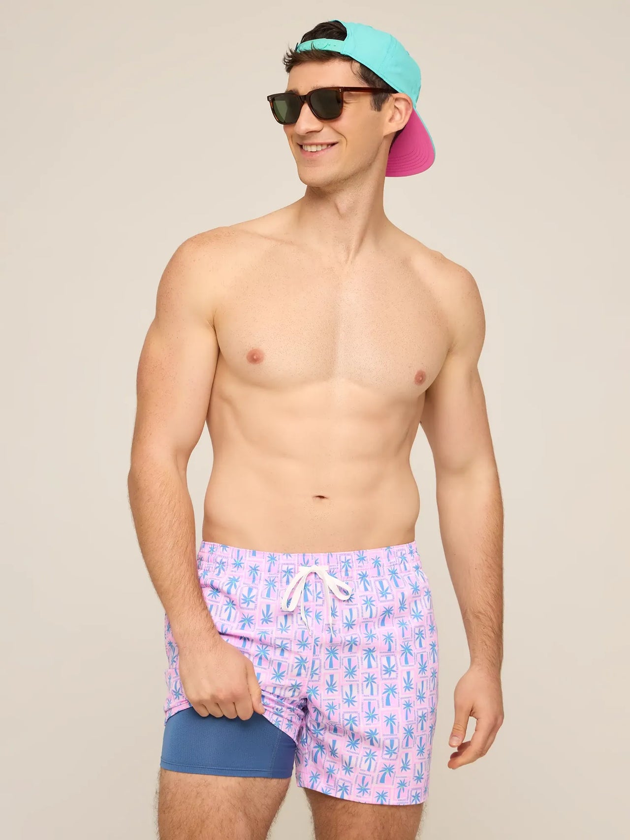 The Miami Mosaic 5.5" Lined Swim Trunks