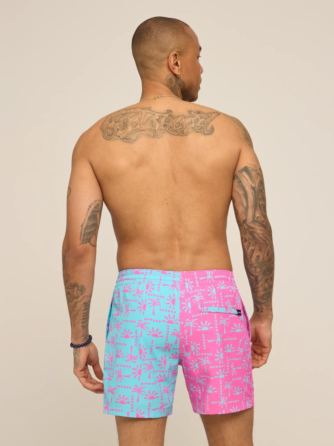 The Pacific Grids 5.5" Lined Swim Trunks