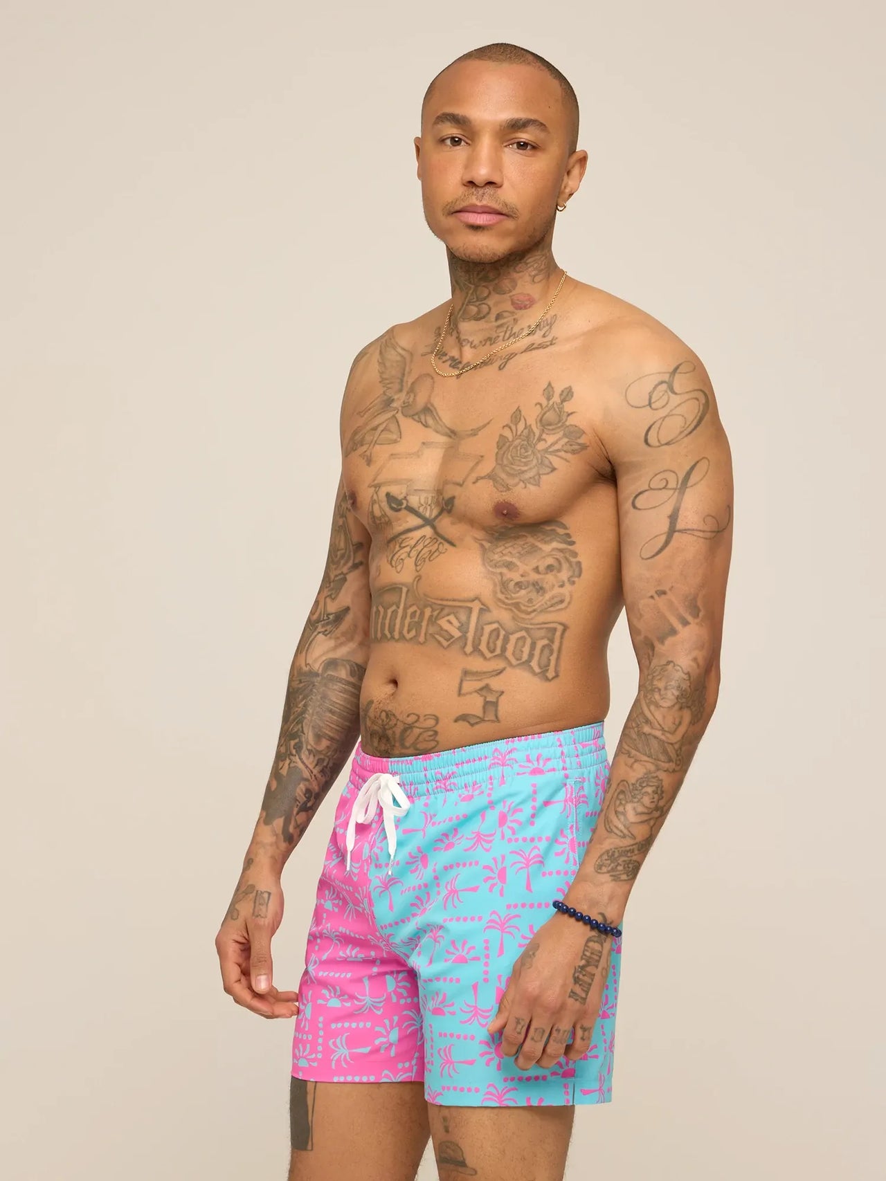 The Pacific Grids 5.5" Lined Swim Trunks