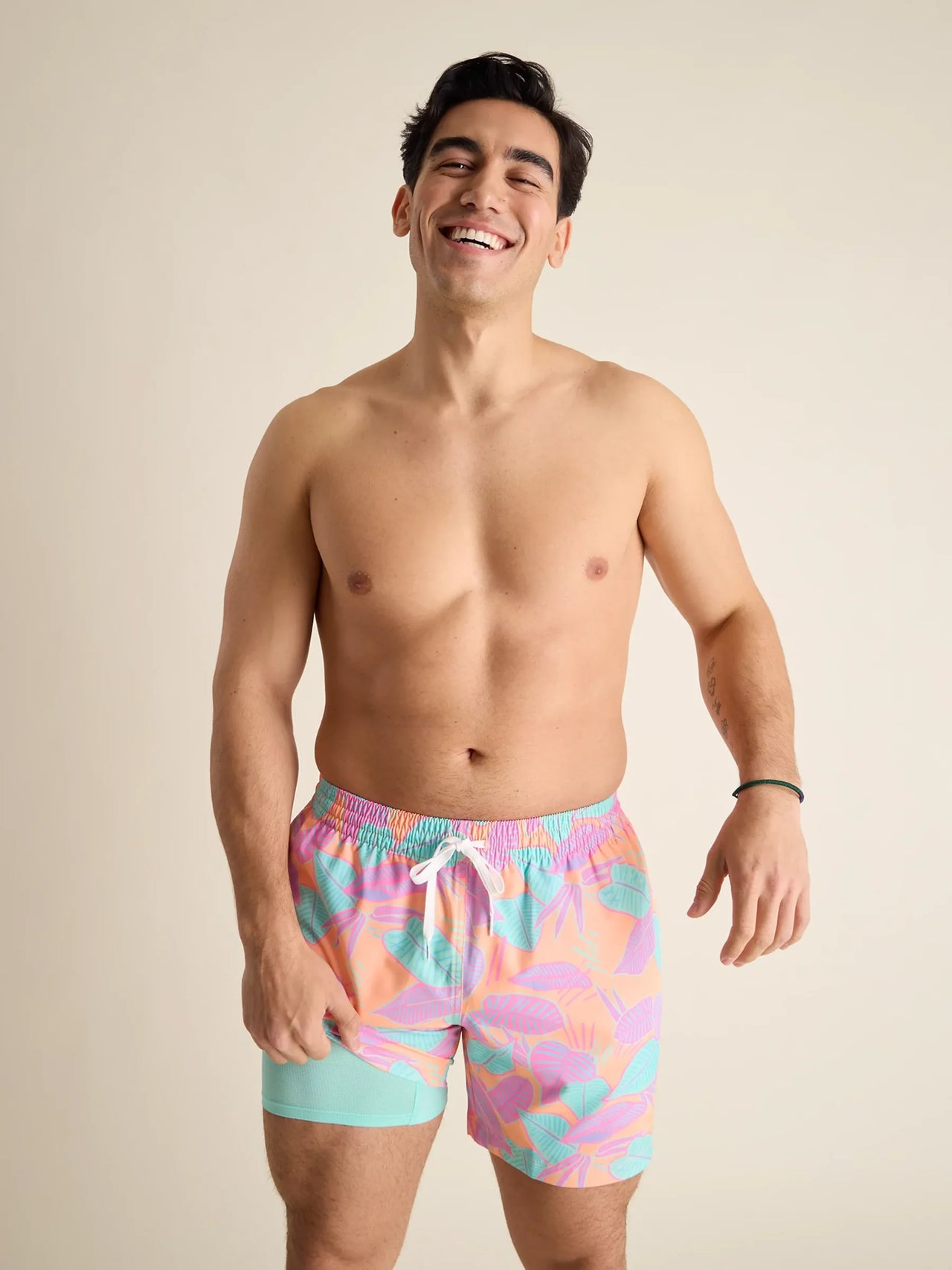 The Posh Palms 5.5" Classic Lined Swim Trunk
