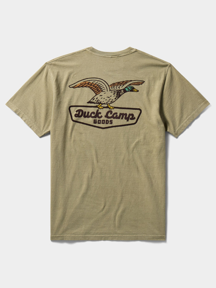Duck Camp Shop SS Tee - Vintage Khaki