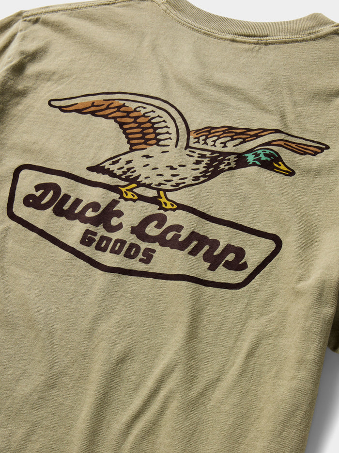 Duck Camp Shop SS Tee - Vintage Khaki