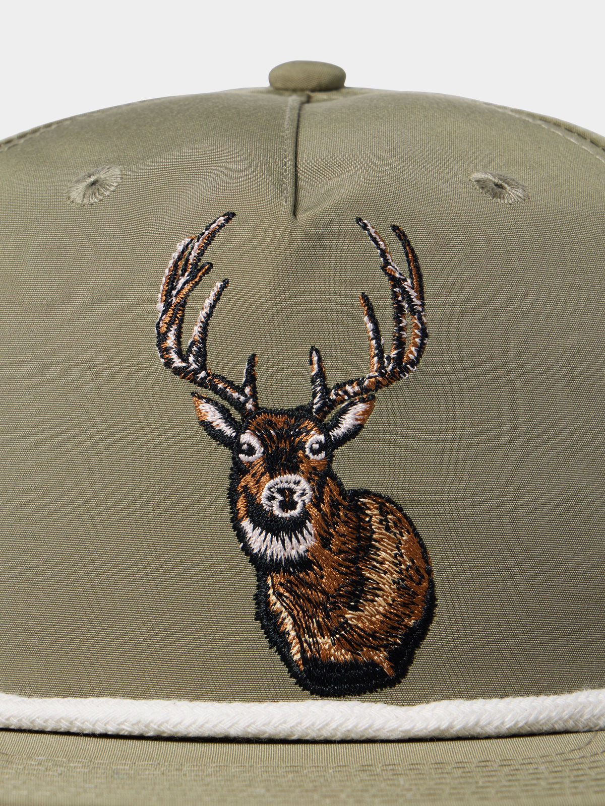 Duck Camp White Tail Rope Cap - Sagebrush