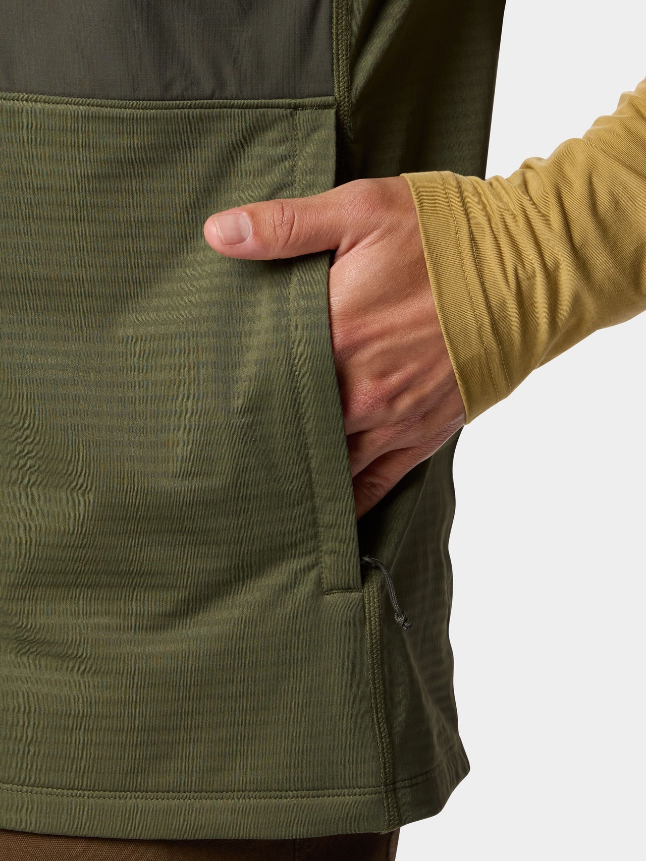 Lightweight Grid Tech Vest - Moss/Raven