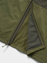 Thumbnail for Lightweight Grid Tech Vest - Moss/Raven