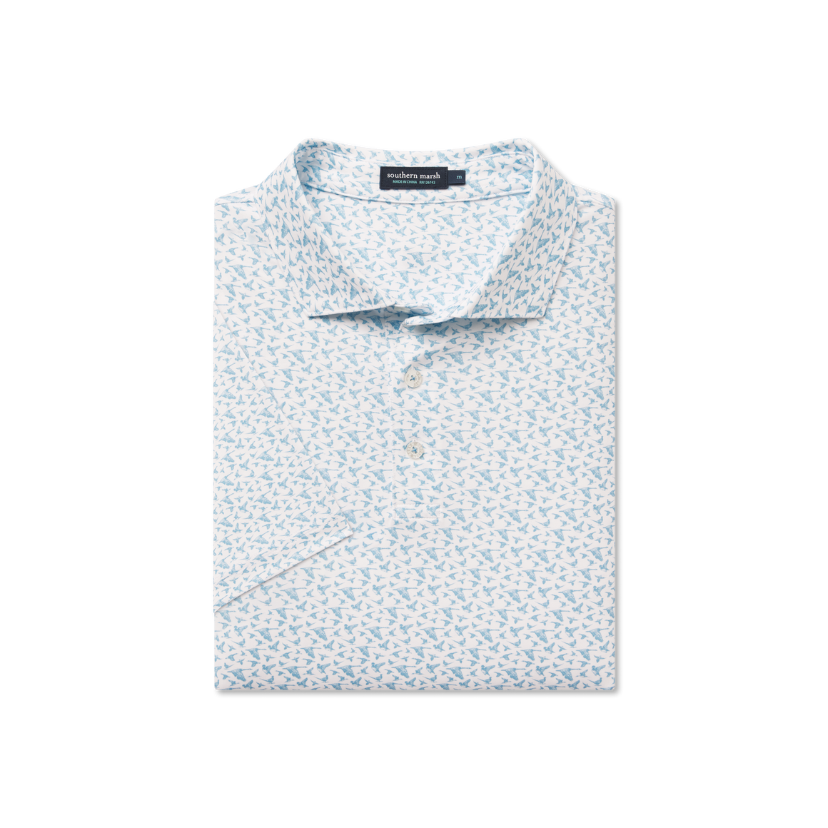 Youth - Flyline Performance Polo - In Flight - White