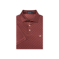 Thumbnail for Marsh Morning Flyline Performance Polo - Burnt Red/Tan