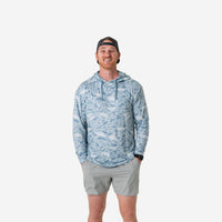 Thumbnail for Performance Hoodie - Seaside Camo
