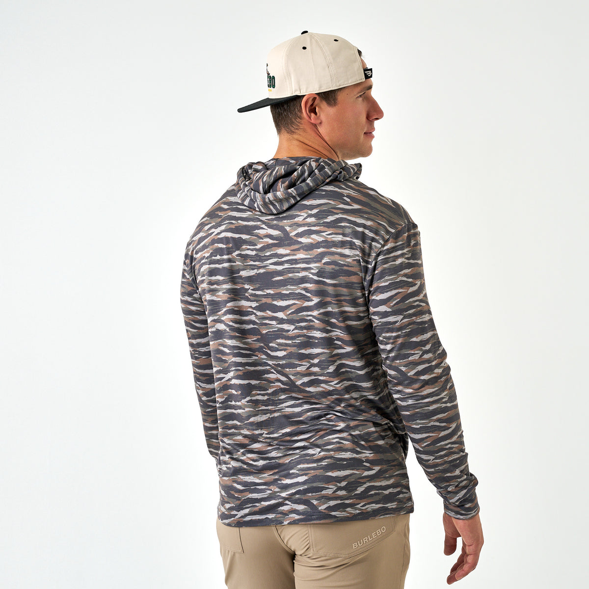 Performance Hoodie - Tiger Stripe Camo Wetland