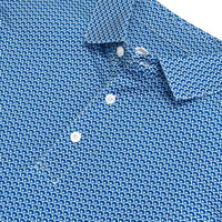 Thumbnail for Home Team Printed Performance Polo - Navy