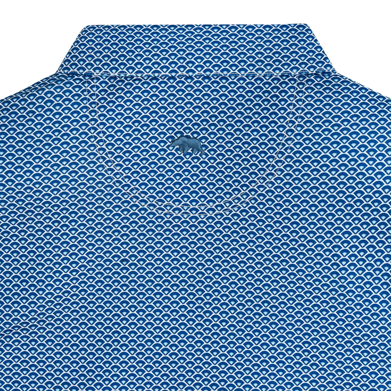 Home Team Printed Performance Polo - Navy