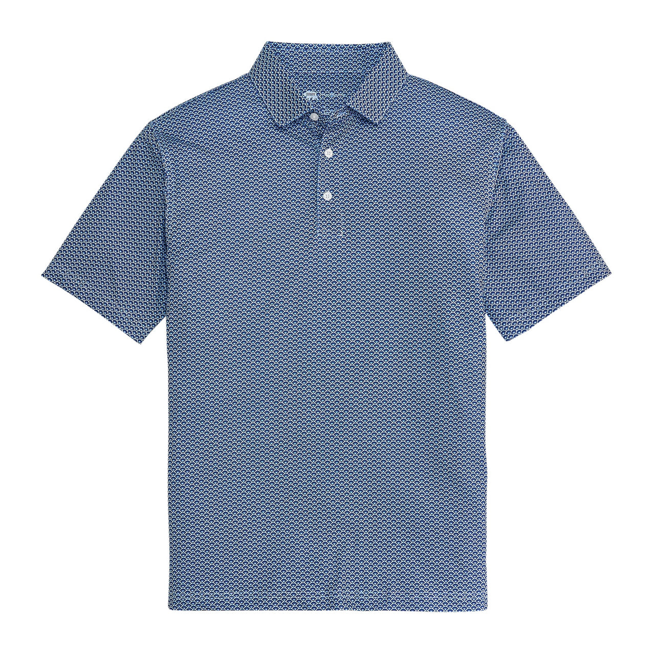 Home Team Printed Performance Polo - Navy