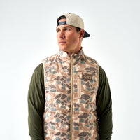 Thumbnail for Puffer Vest - Pintail Camo