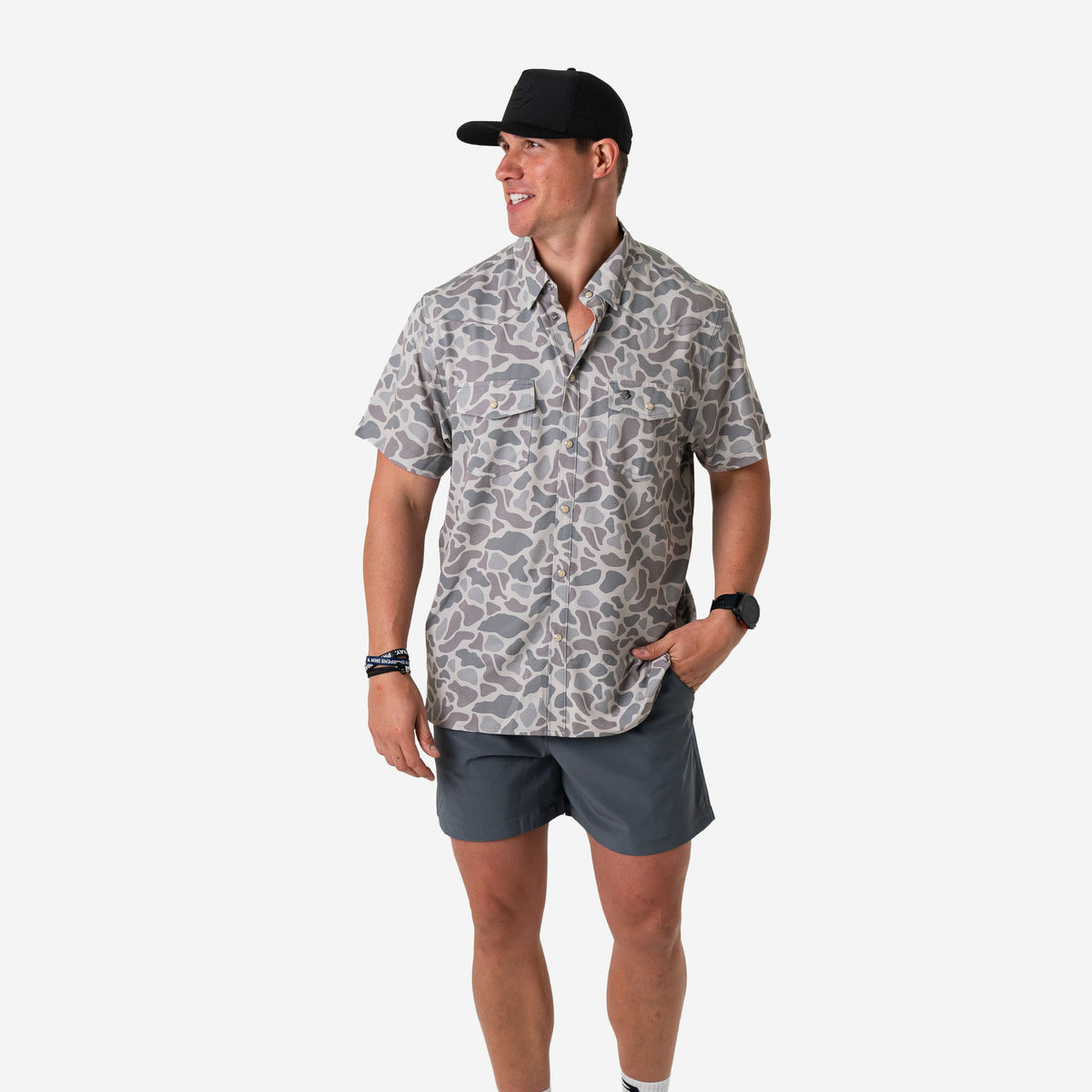 Performance Western Shirt - Classic Deer Camo