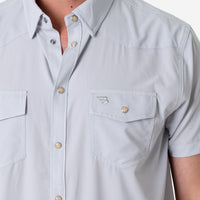 Thumbnail for Performance Western Shirt - Light Grey