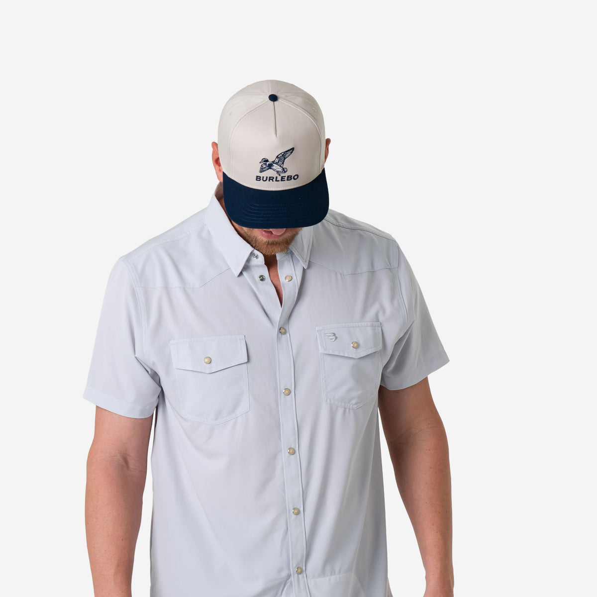 Performance Western Shirt - Light Grey