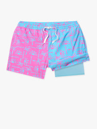 Thumbnail for Youth - The Pacific Grids Lined Swim Trunks