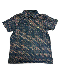 Thumbnail for Mans Best Friend Golden Doodle Performance Polo - Navy