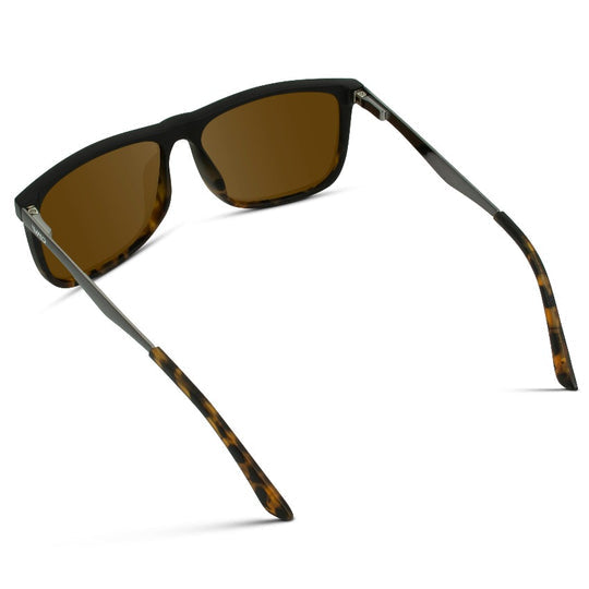 Jacob Polarized Sunglasses - Black/Tortoise