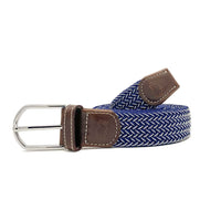 Thumbnail for The Ponte Vedra Two Toned Woven Stretch Belt