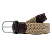 Thumbnail for The Sanibel Two Toned Woven Stretch Belt