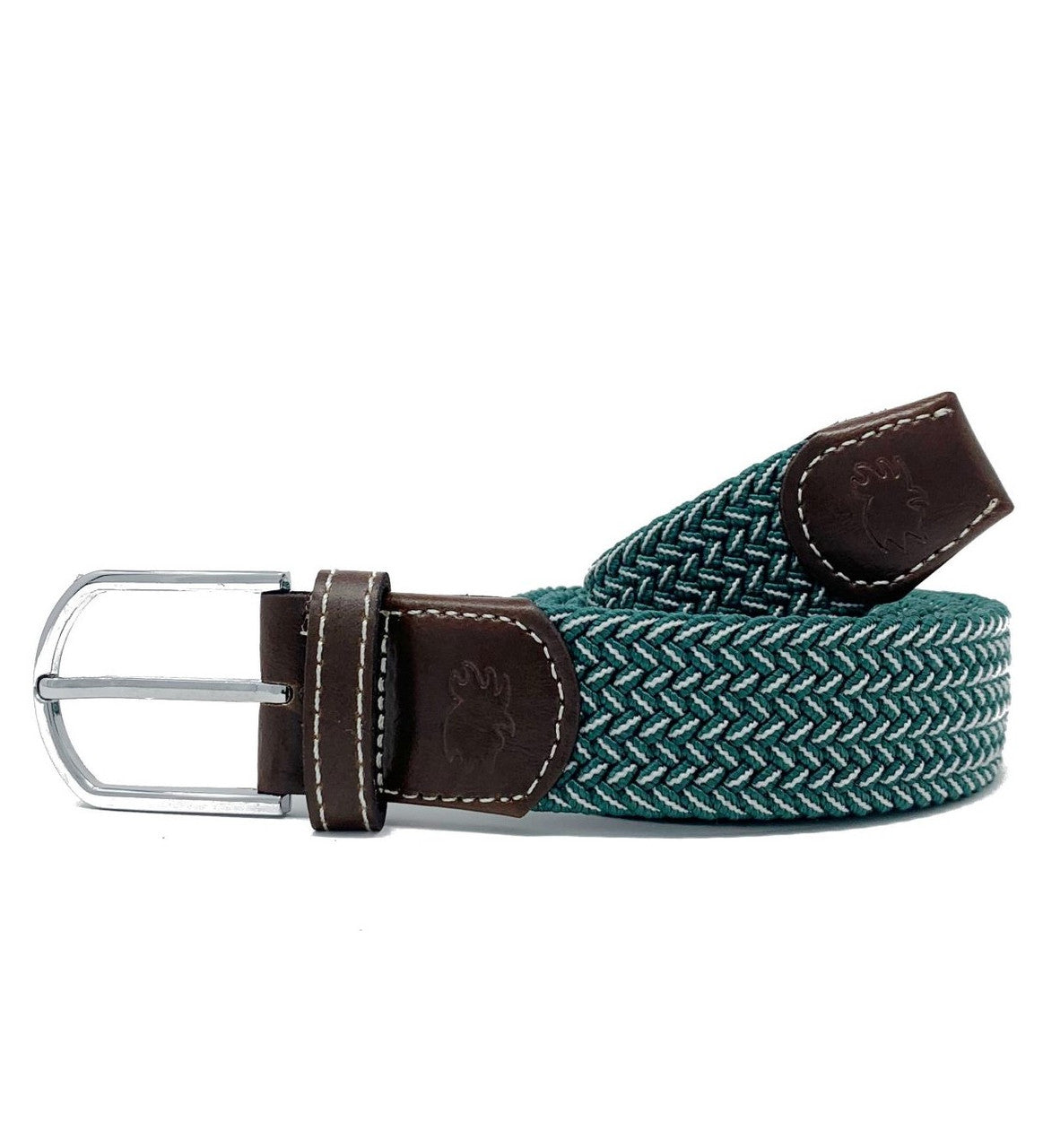 The Bandon Two Toned Woven Stretch Belt