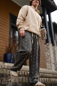 Thumbnail for Local Boy Pajama Pant - Dark Olive Dog & Moon