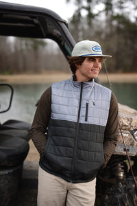 Thumbnail for Duck Down Reversible Vest - Localflage Bluff