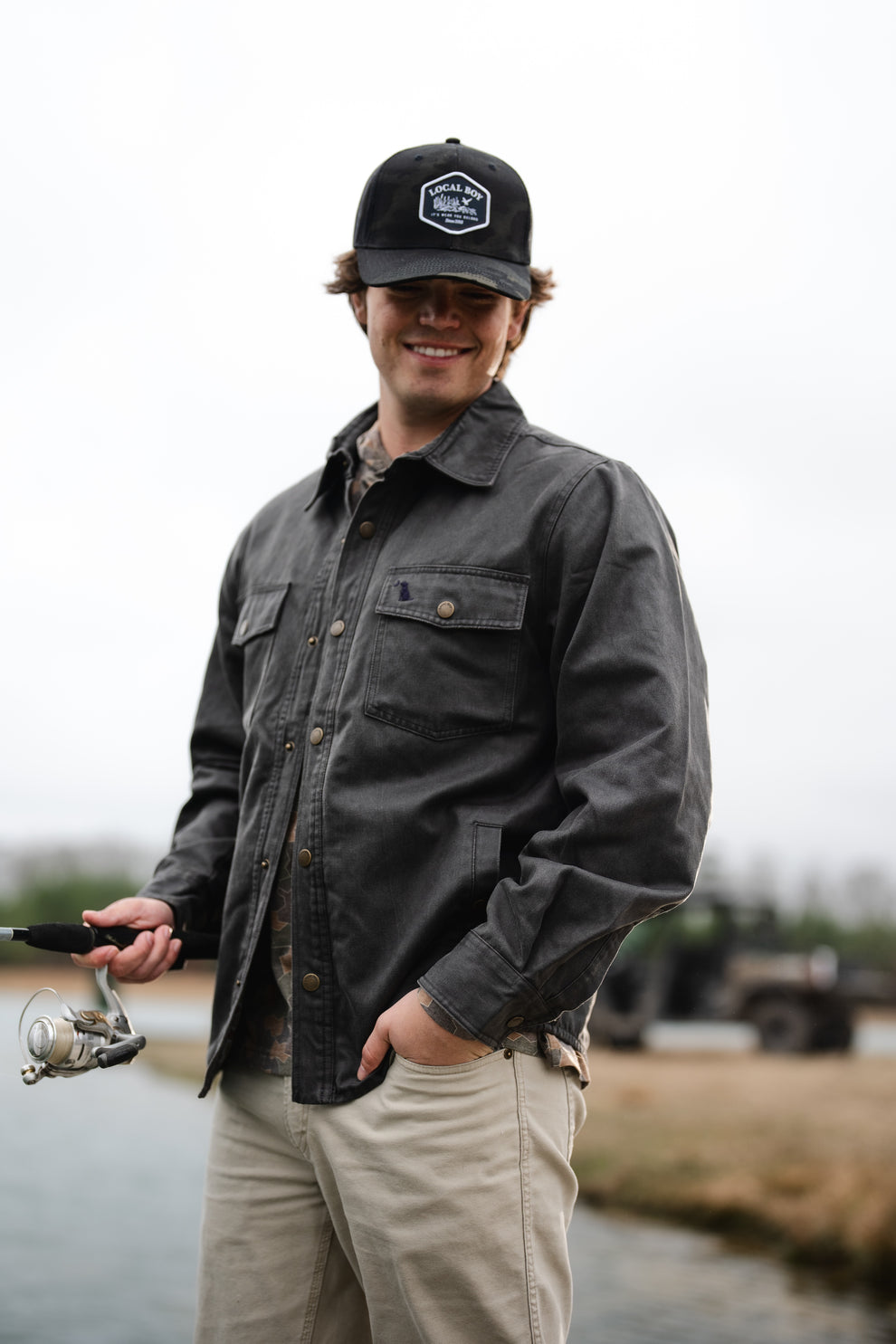 Sportsman's Shacket - Dark Brown