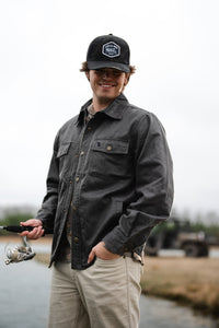 Thumbnail for Sportsman's Shacket - Dark Brown