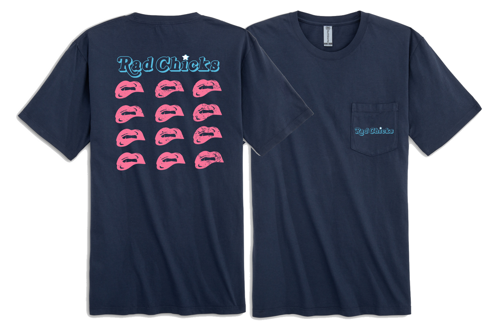 Rad Chick Lips SS Pocket Tee