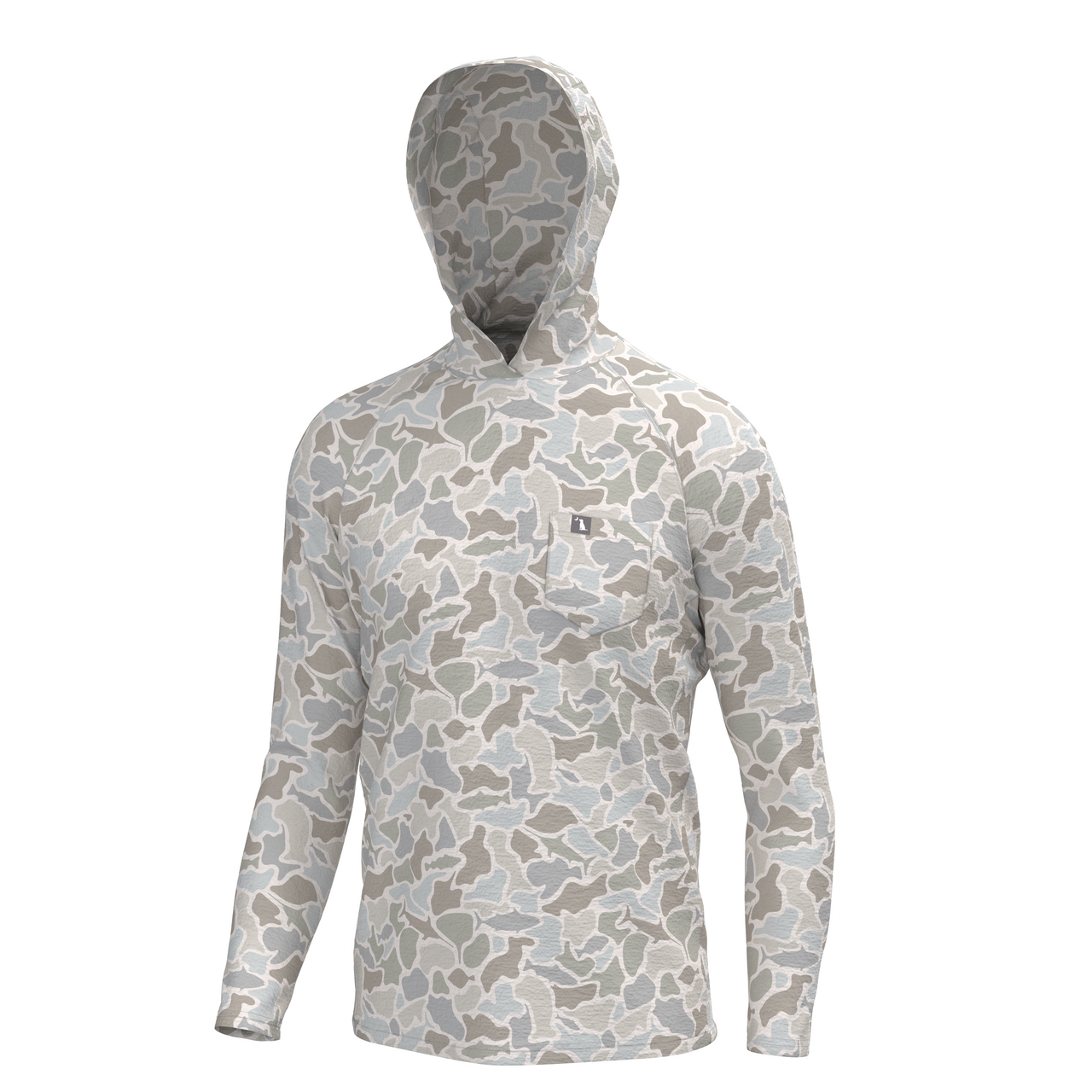 Heather Blend Hoodie - Saltwater Camo
