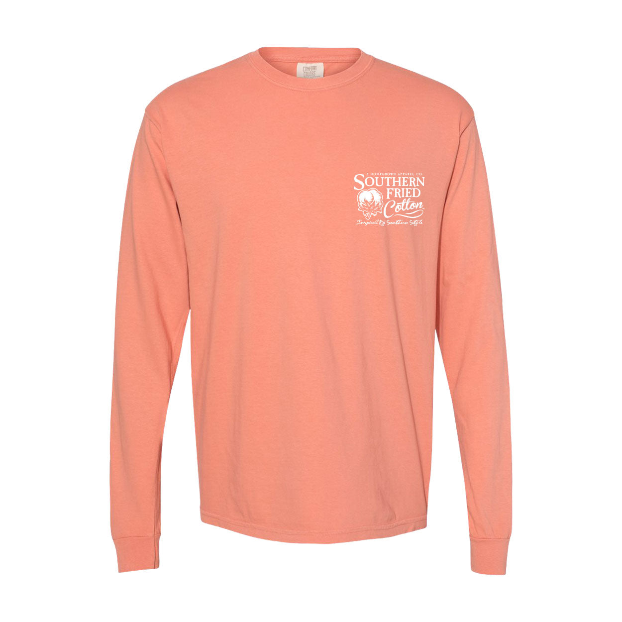 USA Droppin' In LS Tee - Terracotta