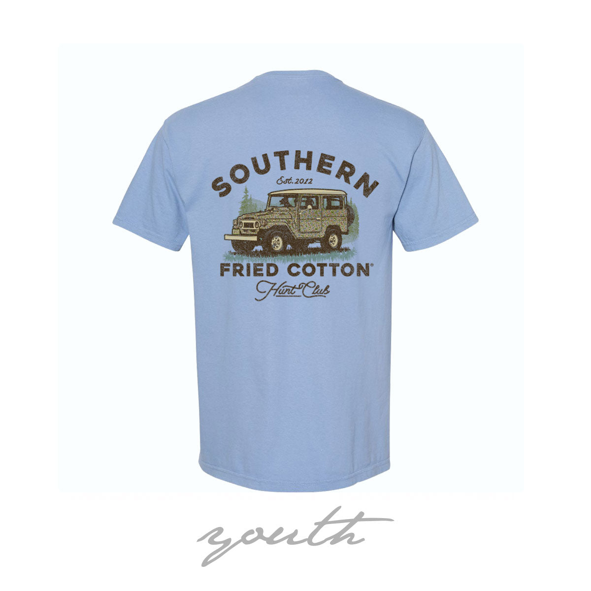 Youth - Camo Cruiser SS Tee - Washed Denim