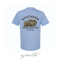 Thumbnail for Youth - Camo Cruiser SS Tee - Washed Denim