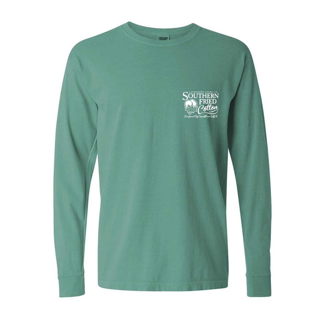 Good Ol' Bird Dog LS Tee - Light Green
