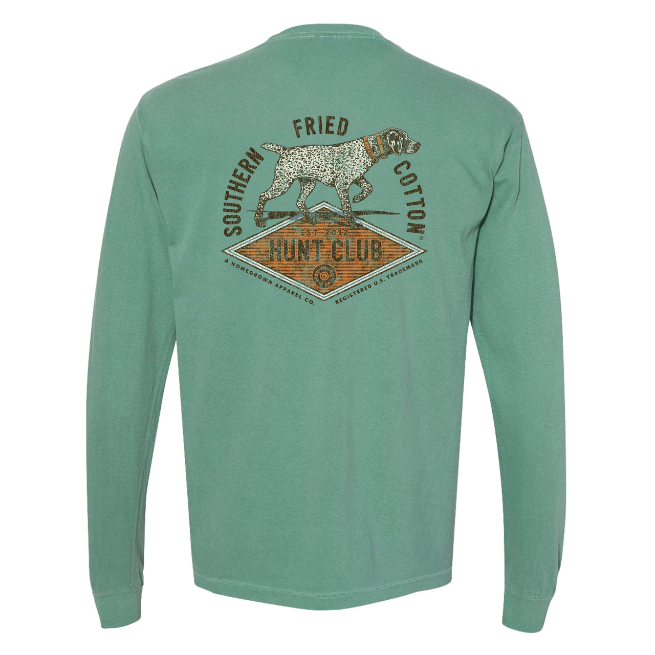 Good Ol' Bird Dog LS Tee - Light Green