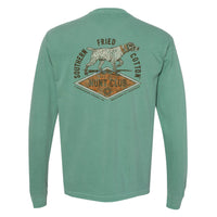 Thumbnail for Good Ol' Bird Dog LS Tee - Light Green