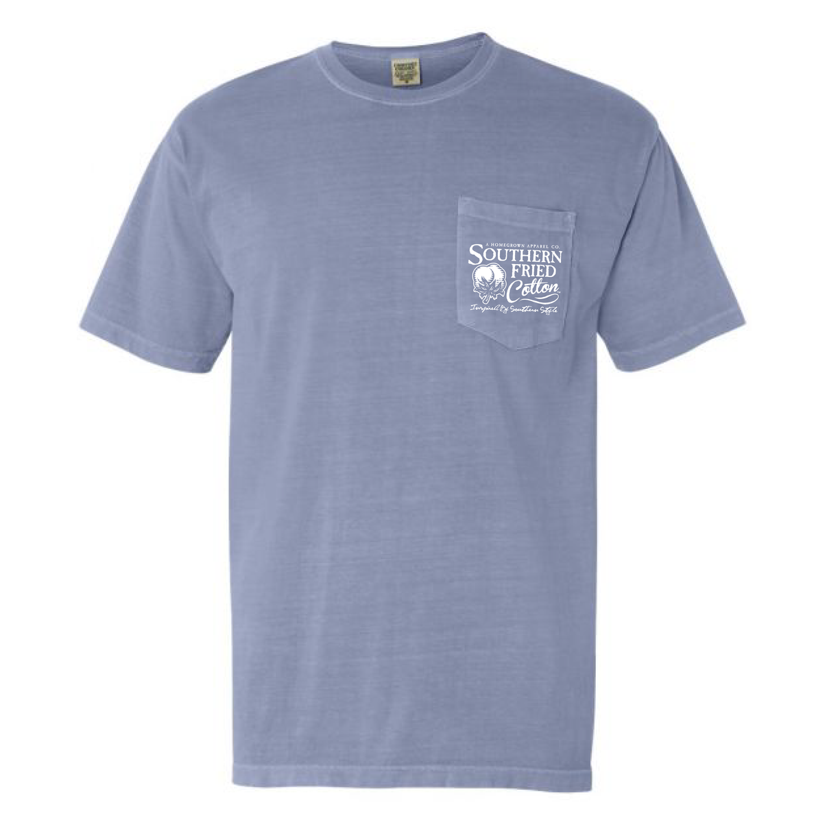 Elevate your casual style with the 'Pop a Top & Drop a Bobber' Short Sleeve Pocket Tee in Ice Blue. This playful design, coupled with a convenient pocket, makes it a perfect choice for laid-back outdoor occasions. The calming Ice Blue color adds a touch of serenity to your wardrobe. Grab yours today and embrace the carefree spirit of leisure and relaxation.