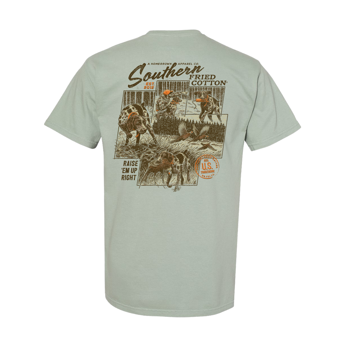 Raise Em Right Short Sleeve T-Shirt - Bay