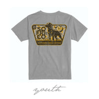 Thumbnail for Youth Duck Camo SS Tee - Granite