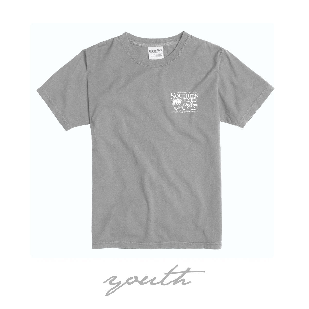Youth Duck Camo SS Tee - Granite